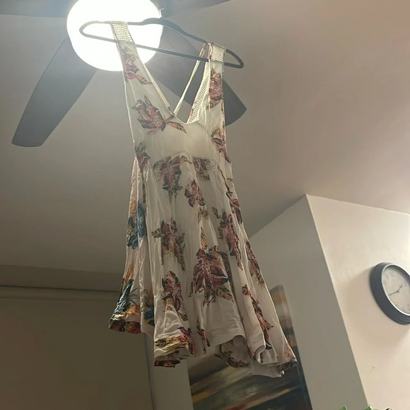 Free People Floral Dress - White and Pink - Picture 1 of 4